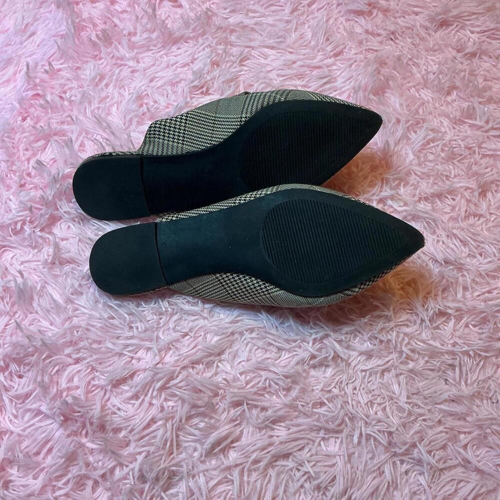 Steve Madden tan plaid mules #mules #flats - Picture 5 of 5